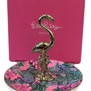 New! Lilly Pulitzer Slathouse Soirée Ceramic Ring Holder.